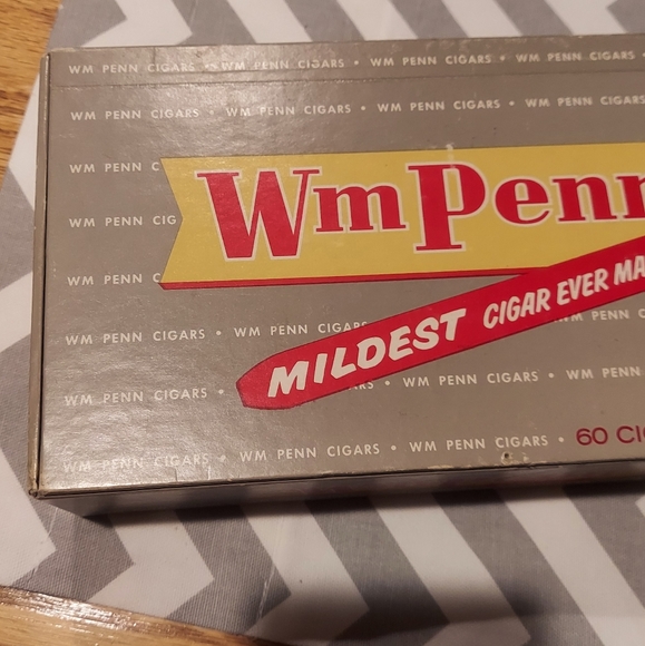 . Vintage Wm Penn Cigar Box - Picture 3 of 9